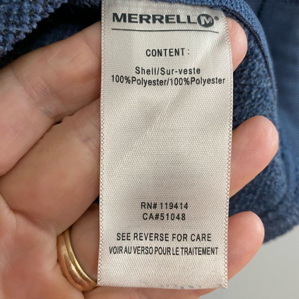 Merrell Fleece 1/4 ZIP Sweaters Men Size M - Picture 4 of 7